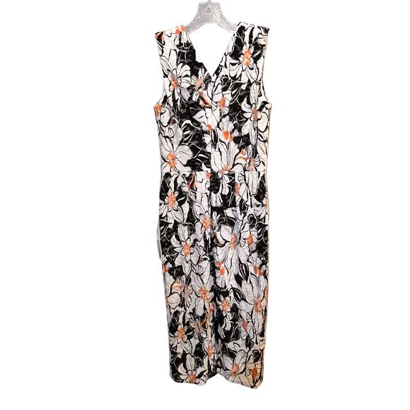Dress The Population Alice Floral Sleeveless V Neck Sheath Dress NWT Small - Picture 4 of 12